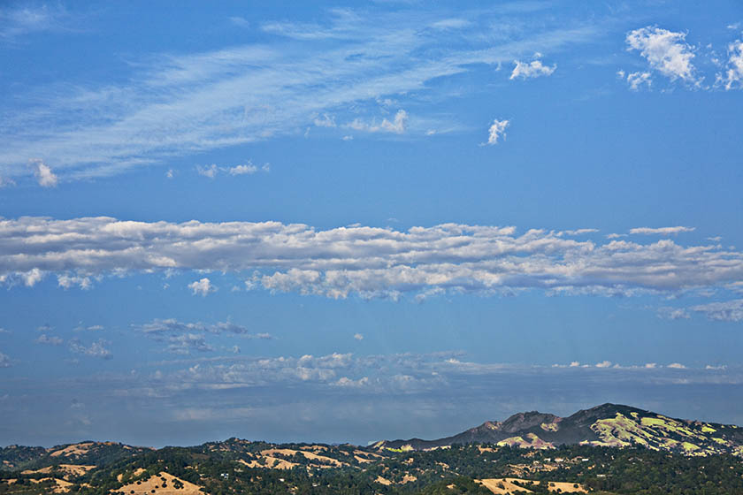 Clouds above Devil Mountain