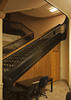 Office shoehorned under the stairs