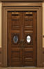 Courtroom door, old section