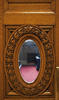 Courtroom door detail, old section